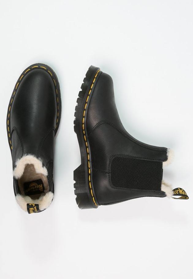Outlet Dr.martens Portugal 2976 Botins Leonore Classic Preto Preto
