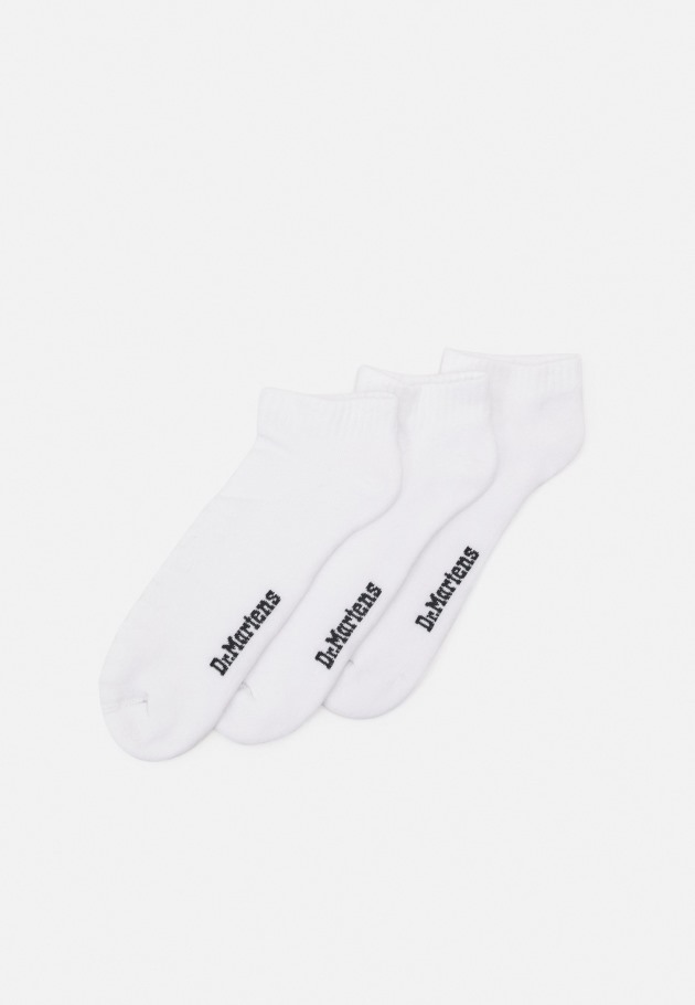 White Outlet Short Double Doc 3 Pack De Meias Unissex Dr.martens Portugal Mistura De Algodão Branco