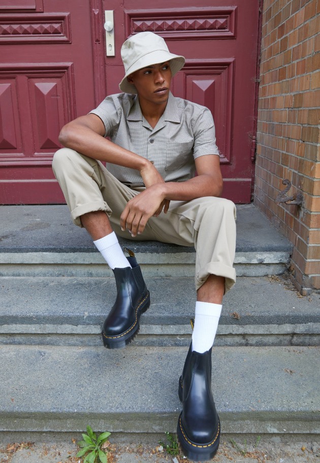 Botins Pretos Dr.martens Portugal 2976 Quad Chelsea Classic Black Lisboa