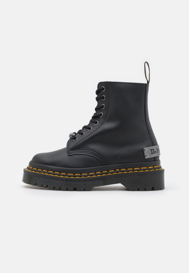 Lisboa 1460 Bex Botins Unissex Com Atacadores Dr.martens Portugal Preto Preto