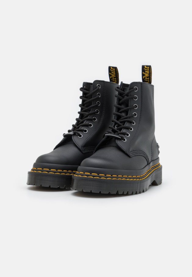 Lisboa 1460 Bex Botins Unissex Com Atacadores Dr.martens Portugal Preto Preto
