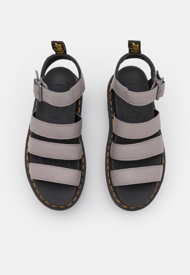 Sandálias De Plataforma Quádrupla Dr.martens Portugal Blaire Cinza Pisa Cinza Lisboa